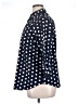 Chaps 100% Cotton Polka Dots Blue 3/4 Sleeve Button-Down Shirt Size 1X - photo 5