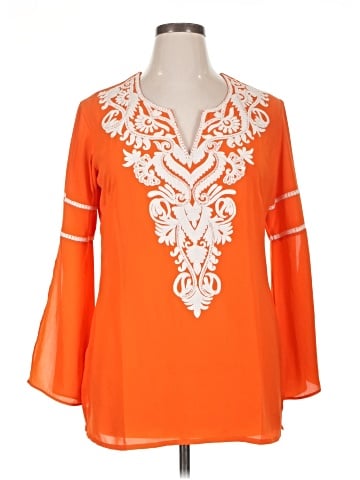 Boston Proper 3/4 Sleeve Blouse (view 1)