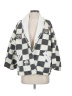 Urban Outfitters 100% Cotton Checkered-gingham White Jacket Size XS - photo 1
