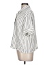 Unbranded Stripes Ivory Short Sleeve Blouse Size L (estimated) - photo 5