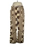 Bibi 100% Cotton Checkered-gingham Brown Jeans Size XL - photo 1