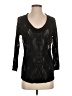 The Kooples Black 3/4 Sleeve Top Size S - photo 1