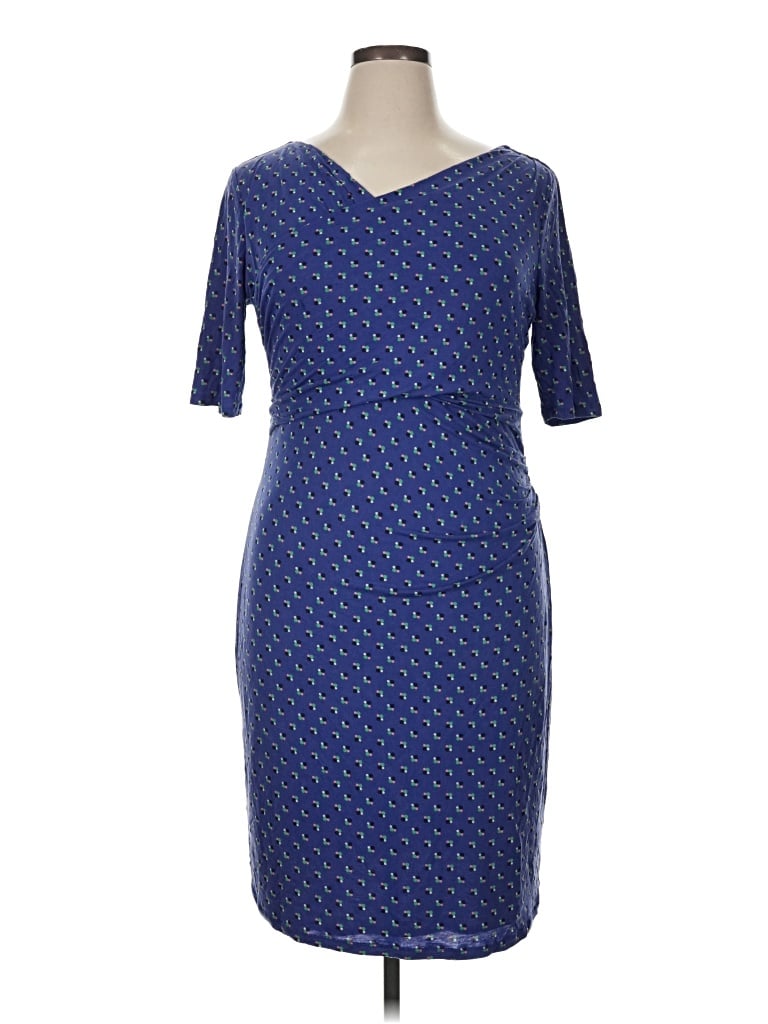 Pre-owned Boden Casual Dress In Blue