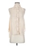 Monteau 100% Polyester Ivory Sleeveless Blouse Size S - photo 1