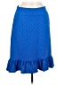 SOHO Apparel Ltd 100% Polyester Polka Dots Blue Casual Skirt Size M - photo 1