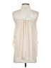 Monteau 100% Polyester Ivory Sleeveless Blouse Size S - photo 2