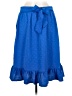 SOHO Apparel Ltd 100% Polyester Polka Dots Blue Casual Skirt Size M - photo 2
