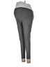 Feathers Solid Gray Active Pants Size Lg Maternity - photo 1