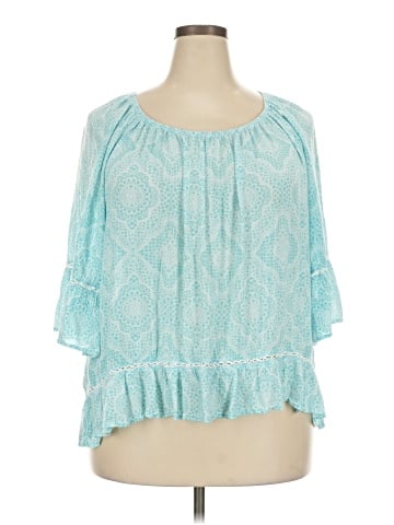 Fever 3/4 Sleeve Blouse (view 1)