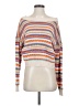 Willow & Root Stripes White Pullover Sweater Size S - photo 1