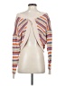 Willow & Root Stripes White Pullover Sweater Size S - photo 2