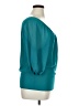 Eclair 100% Polyester Teal 3/4 Sleeve Blouse Size XS - photo 4