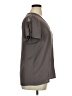 Pleione 100% Polyester Gray Short Sleeve Blouse Size XL - photo 4