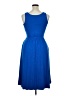 Boden Solid Blue Cocktail Dress Size 4 - photo 2