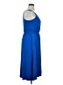 Boden Solid Blue Cocktail Dress Size 4 - photo 4
