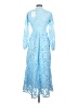 Polagram 100% Polyester Blue Cocktail Dress Size S - photo 2
