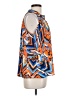 Three Eighty Two 100% Polyester Orange Sleeveless Blouse Size L - photo 4