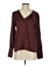 Zara Burgundy Long Sleeve Blouse Size S - photo 1