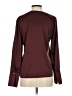 Zara Burgundy Long Sleeve Blouse Size S - photo 2