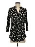 Honeyme Black 3/4 Sleeve Blouse Size S - photo 1
