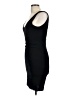 Olivaceous Solid Black Cocktail Dress Size L - photo 5
