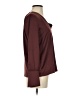 Zara Burgundy Long Sleeve Blouse Size S - photo 4