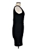 Olivaceous Solid Black Cocktail Dress Size L - photo 4