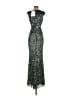 Mac Duggal 100% Polyester Green Cocktail Dress Size 2 - photo 2