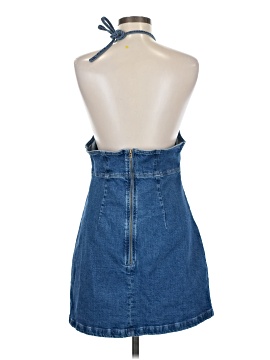 gap denim halter dress Y2k 00s Denim Halter Dress