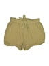 SO 100% Cotton Solid Green Shorts Size L - photo 1