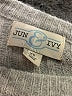 Jun & Ivy Metallic Silver Pullover Sweater Size XS - photo 7