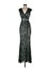 Mac Duggal 100% Polyester Green Cocktail Dress Size 2 - photo 1