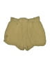 SO 100% Cotton Solid Green Shorts Size L - photo 2