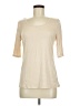 Unbranded Ivory 3/4 Sleeve T-Shirt Size M - photo 1