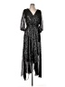 DKNY 100% Polyester Stars Black Cocktail Dress Size 12 - photo 1