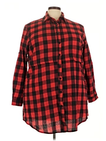 HOTOUCH Long Sleeve Button-Down Shirt (view 1)