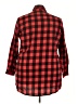 HOTOUCH Checkered-gingham Red Long Sleeve Button-Down Shirt Size 3X - photo 2