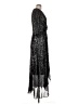 DKNY 100% Polyester Stars Black Cocktail Dress Size 12 - photo 4