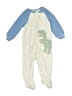 Kids Headquarters 100% Polyester Graphic Blue Long Sleeve Onesie 3-6 MO / 6 MO - photo 1