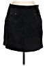 Thalia Sodi 100% Leather Solid Black Leather Skirt Size 11 - 12 - photo 1