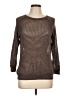 Express Metallic Brown Pullover Sweater Size L - photo 1