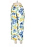Assorted Brands 100% Rayon Floral Blue Casual Pants Size L - photo 2