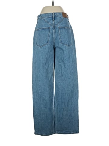 Madewell The Perfect Vintage Wide-Leg Jean in Harding Wash: Button-Fly Edition (view 2)