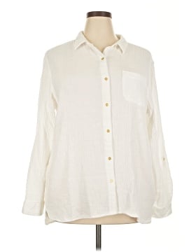 Anne Klein Long Sleeve Button Down Shirt