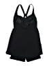 Speedo Black One Piece Swimsuit Size 10 - photo 2
