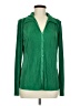 Cyrus 100% Polyester Green Long Sleeve Blouse Size M - photo 1