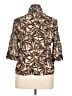 Assorted Brands Animal Print Brown 3/4 Sleeve Blouse Size 14 - photo 2