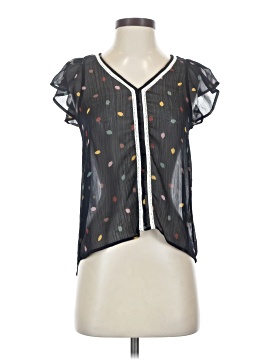 Maison Jules Short Sleeve Blouse