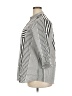 Unbranded 100% Cotton Stripes Silver 3/4 Sleeve Button-Down Shirt Size 2X - photo 5