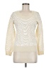Calvin Klein Metallic Ivory Pullover Sweater Size M - photo 1